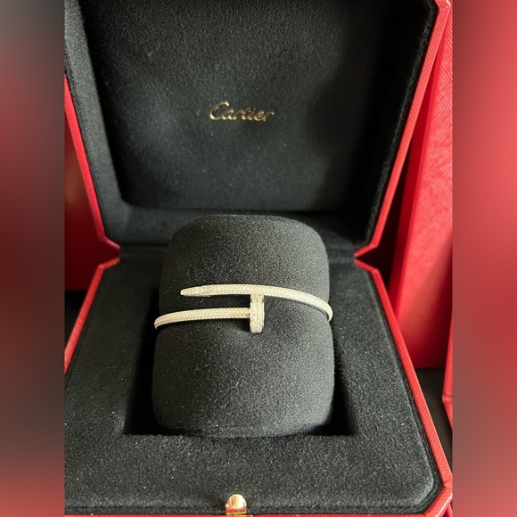 Cartier Juste Un Clou bracelet diamond 💎 pavé 16cm 18kt white